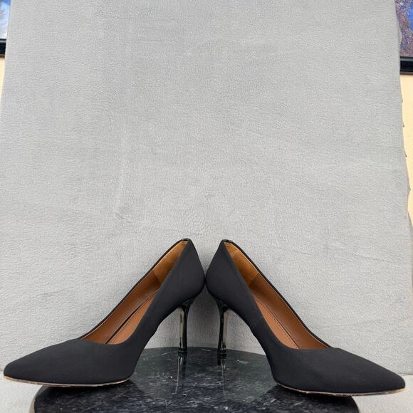 Donald J Pliner Treva Black Pump Platform Heels Vero Cuoio Women’s Size 9.5M US - Picture 5 of 9